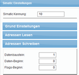 Datenbaustein und Adresse zum optionalen Schreiben in Simatic S7 Datenbaustein und Adresse zum optionalen Schreiben in Simatic S7